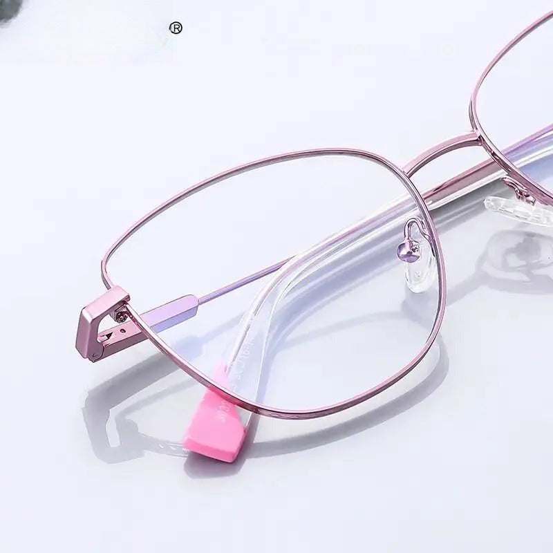 Women's Cat Eye Full Rim Stainless Steel Reading Glasses 3032 — view 2 | Rx Spectacle