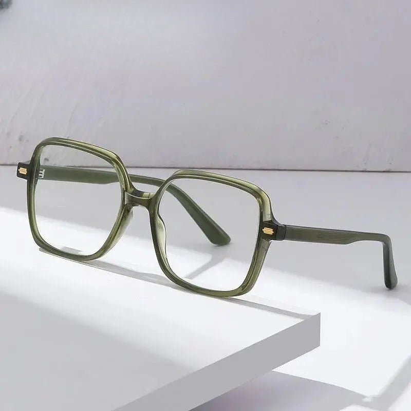 Men's Square Full Rim Titanium Prescription Glasses Bc907 — view 1 | Rx Spectacle