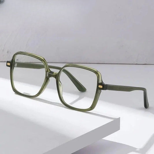 Men's Square Full Rim Titanium Prescription Glasses Bc907 — view 1 | Rx Spectacle