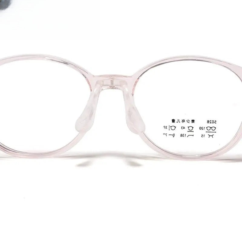 Unisex Round Full Rim Titanium Prescription Glasses 5028 — view 12 | Rx Spectacle