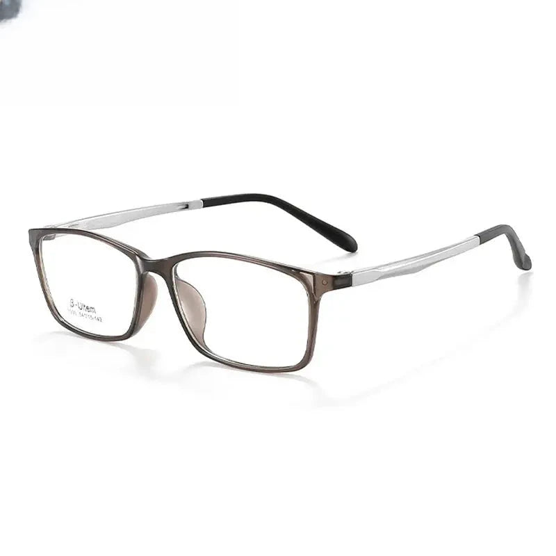 Women's Square Full Rim Titanium Prescription Glasses 673305 — view 4 | Rx Spectacle