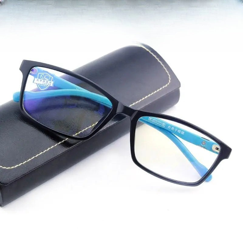 Unisex Square Full Rim Acetate Prescription Glasses N6701 — view 1 | Rx Spectacle