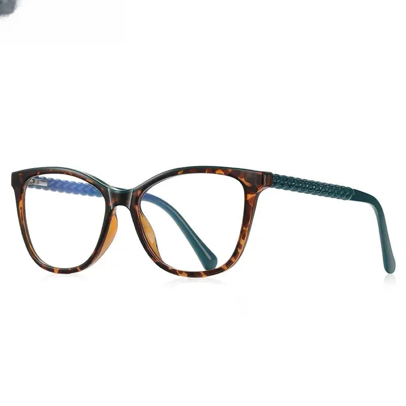 Women's Square Full Rim TR90 Reading Glasses 2138 — view 9 | Rx Spectacle