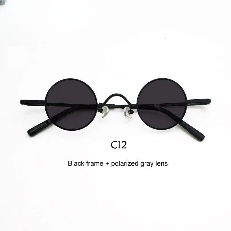Unisex Round Full Rim Acetate Prescription Glasses Y050 — view 19 | Rx Spectacle