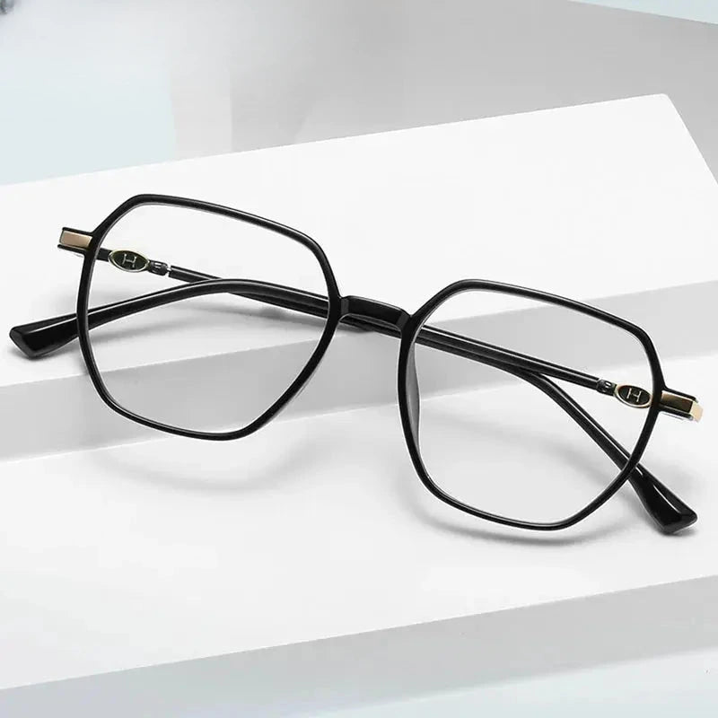 Women's Polygon Full Rim TR90 Prescription Glasses 79304 — view 1 | Rx Spectacle