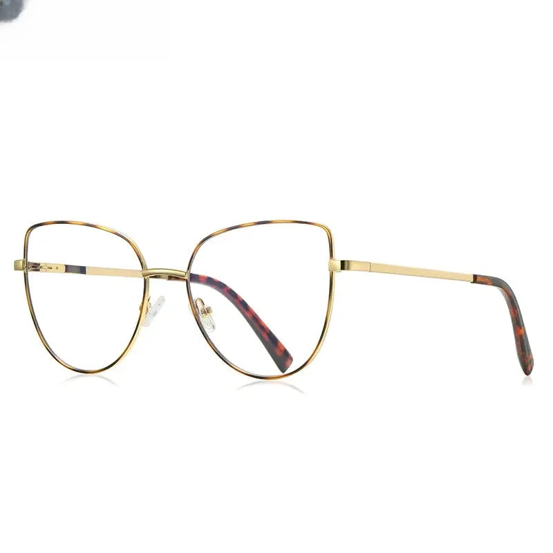 Unisex Cat Eye Full Rim Titanium Reading Glasses 3081 — view 8 | Rx Spectacle