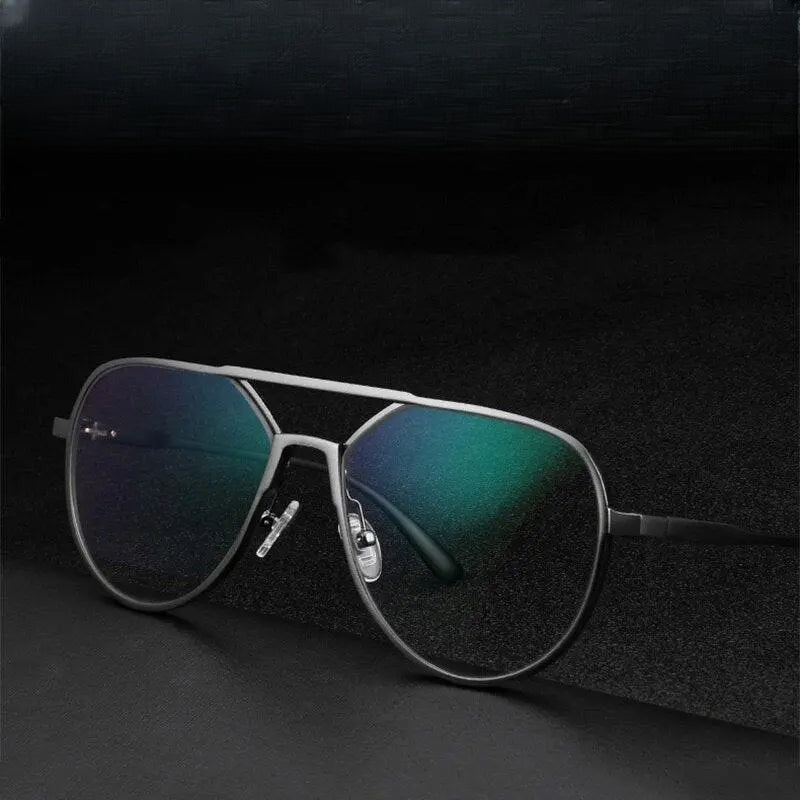 Unisex Square Full Rim Alloy Prescription Glasses 8685 — view 1 | Rx Spectacle