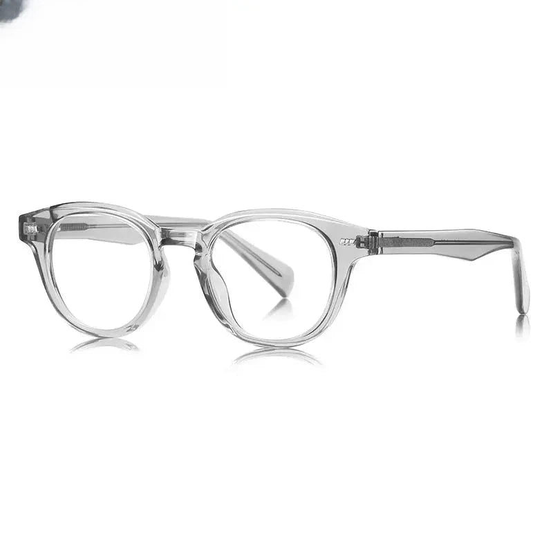 Unisex Round Full Rim TR90 Prescription Glasses 774106 — view 4 | Rx Spectacle