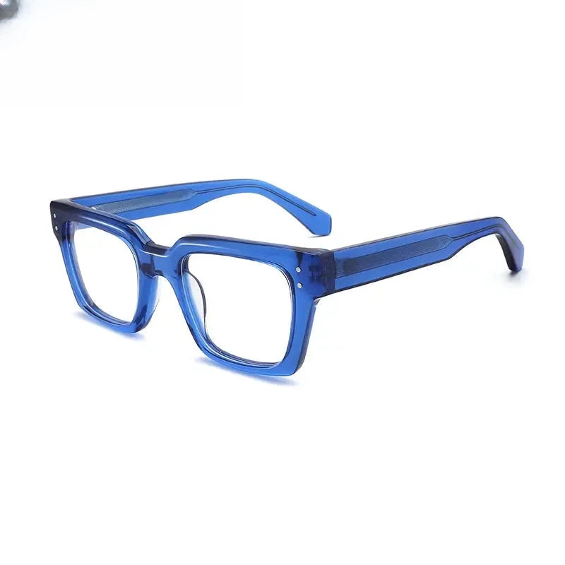 Unisex Square Full Rim Acetate Prescription Glasses Gxyj1565 — view 6 | Rx Spectacle