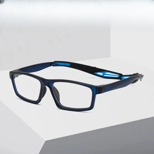Unisex Square Full Rim TR90 Sports Glasses 1219 — view 1 | Rx Spectacle