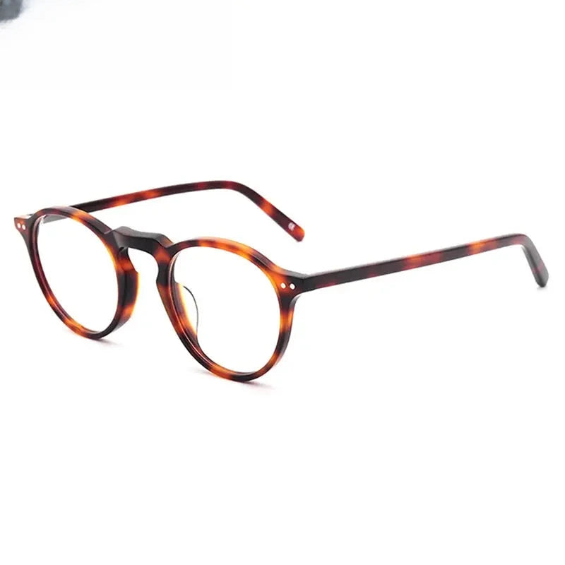 Women's Round Full Rim Acetate Prescription Glasses 667924 — view 5 | Rx Spectacle