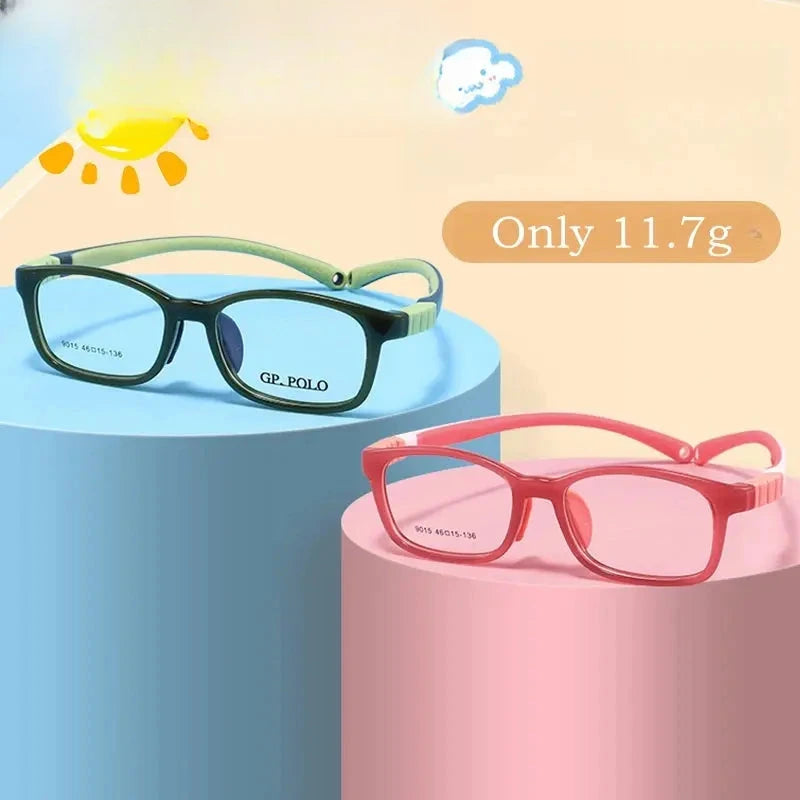 Unisex Square Full Rim TR90 Prescription Glasses Y9015 — view 1 | Rx Spectacle