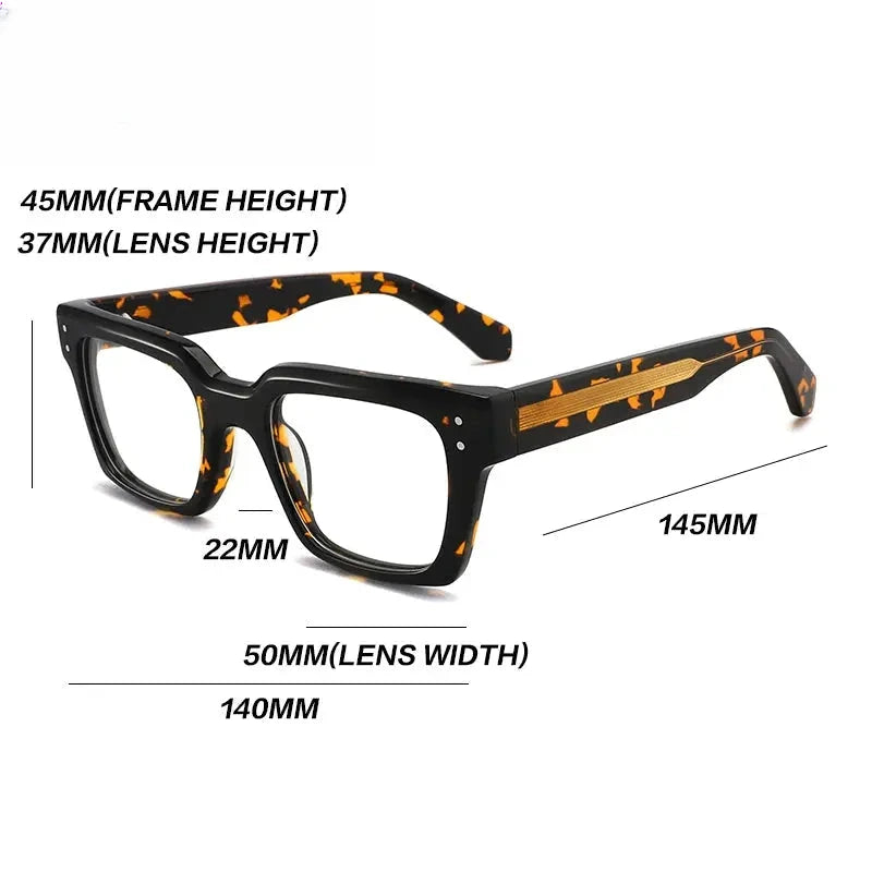 Unisex Browline Full Rim Acetate Reading Glasses G2417 — view 2 | Rx Spectacle