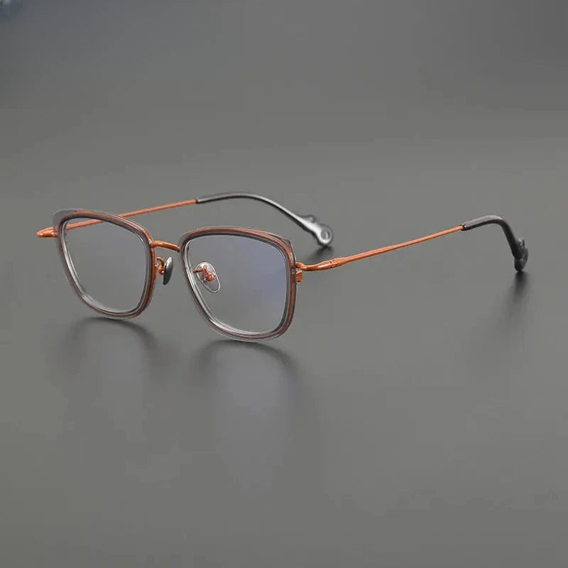 Unisex Cat Eye Full Rim Titanium Prescription Glasses Gxyj1458 — view 4 | Rx Spectacle