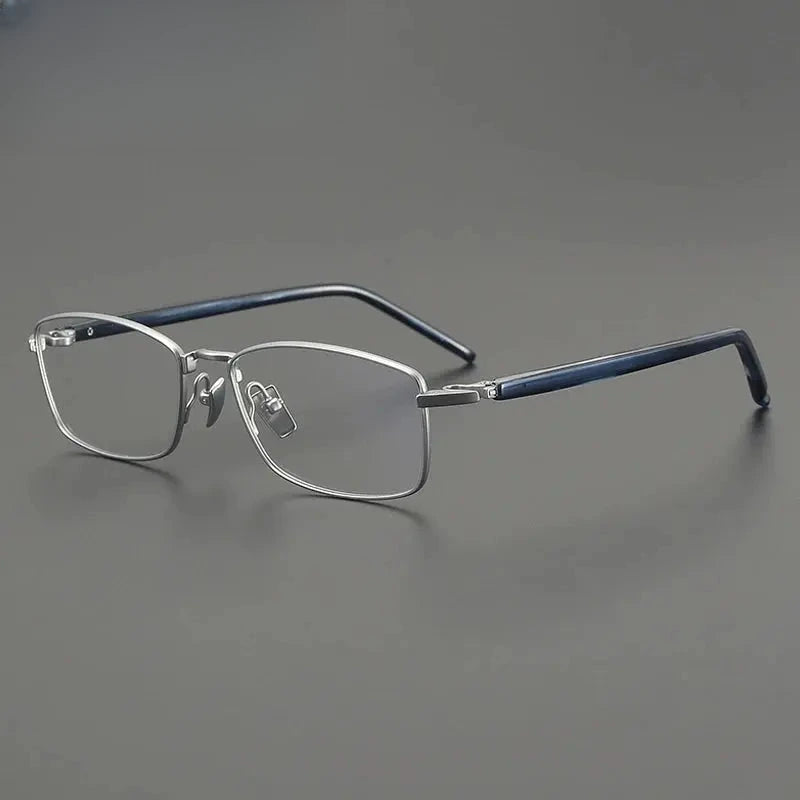 Unisex Square Full Rim Titanium Oversized Prescription Glasses Gxyj2648 — view 1 | Rx Spectacle