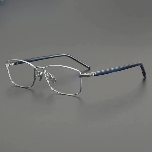 Unisex Square Full Rim Titanium Oversized Prescription Glasses Gxyj2648 — view 1 | Rx Spectacle