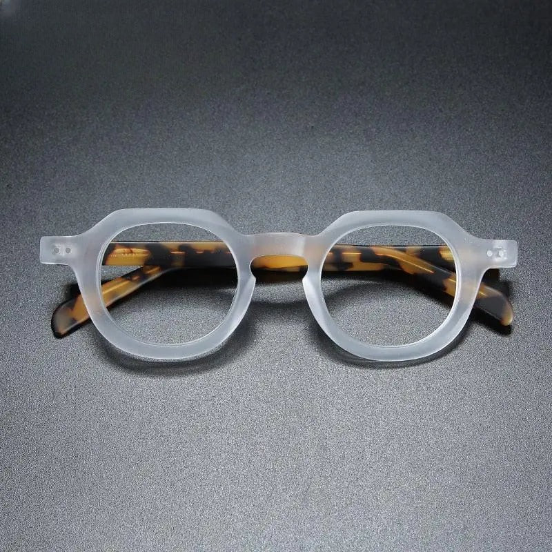 Unisex Round Full Rim Acetate Prescription Glasses Gxyj912 — view 1 | Rx Spectacle