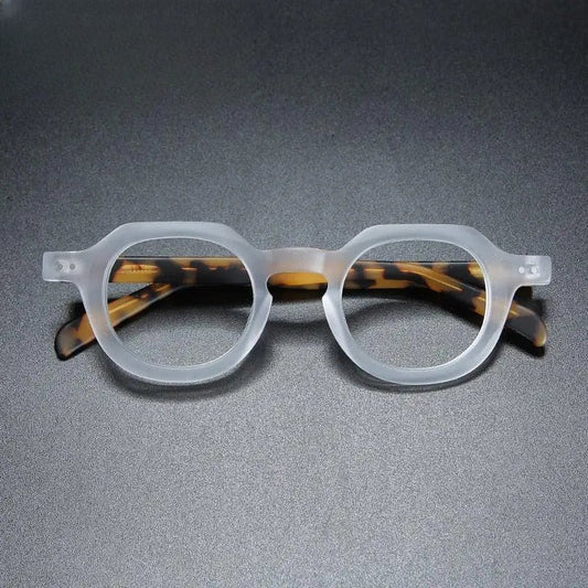 Unisex Round Full Rim Acetate Prescription Glasses Gxyj912 — view 1 | Rx Spectacle