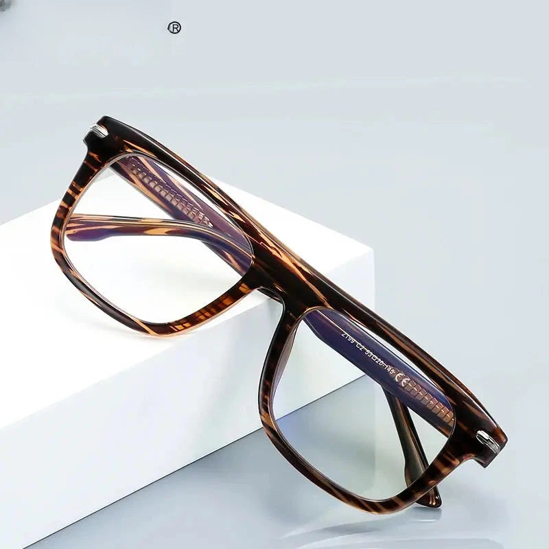 Unisex Square Full Rim TR90 Reading Glasses 72199 — view 1 | Rx Spectacle