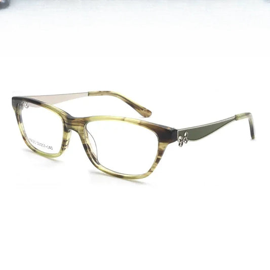 Women's Square Full Rim Acetate Prescription Glasses 91214 — view 1 | Rx Spectacle