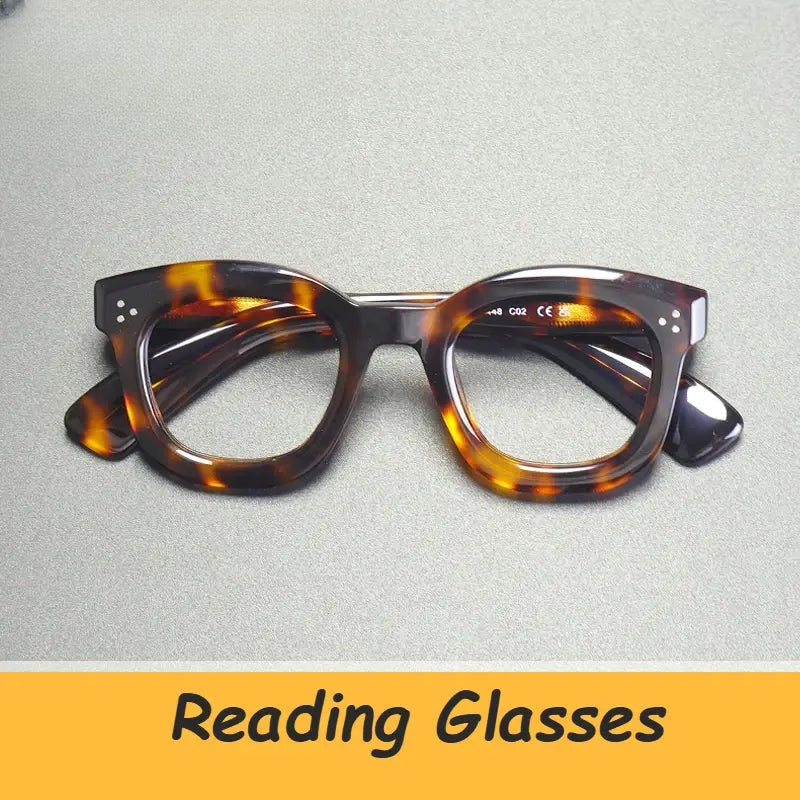 Unisex Square Full Rim Acetate Reading Glasses G2415 — view 1 | Rx Spectacle