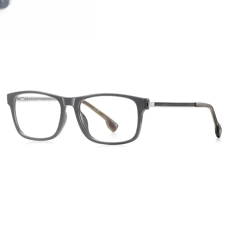 Unisex Square Full Rim Titanium Prescription Glasses 73204 — view 3 | Rx Spectacle