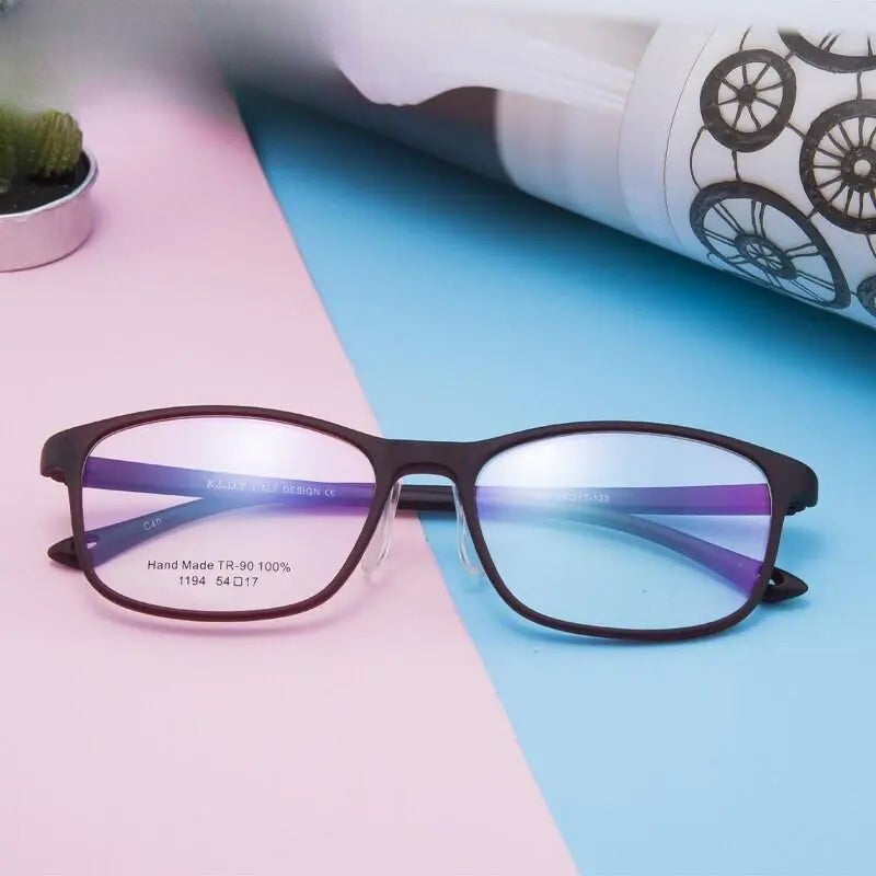 Men's Square Full Rim Titanium Sports Glasses 1194 — view 11 | Rx Spectacle