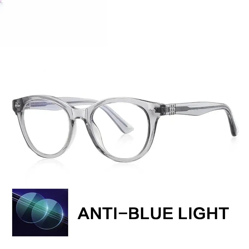 Unisex Oval Full Rim Titanium Reading Glasses Gxyj2231 — view 4 | Rx Spectacle