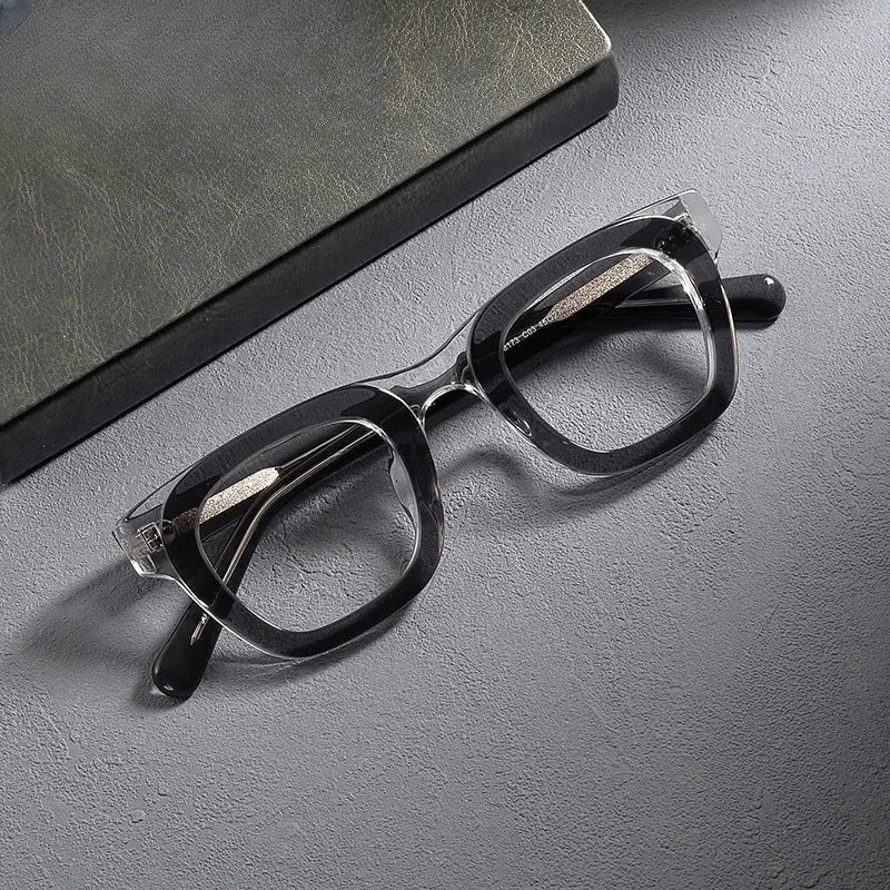 Unisex Square Full Rim Acetate Prescription Glasses Gxyj1478 — view 6 | Rx Spectacle