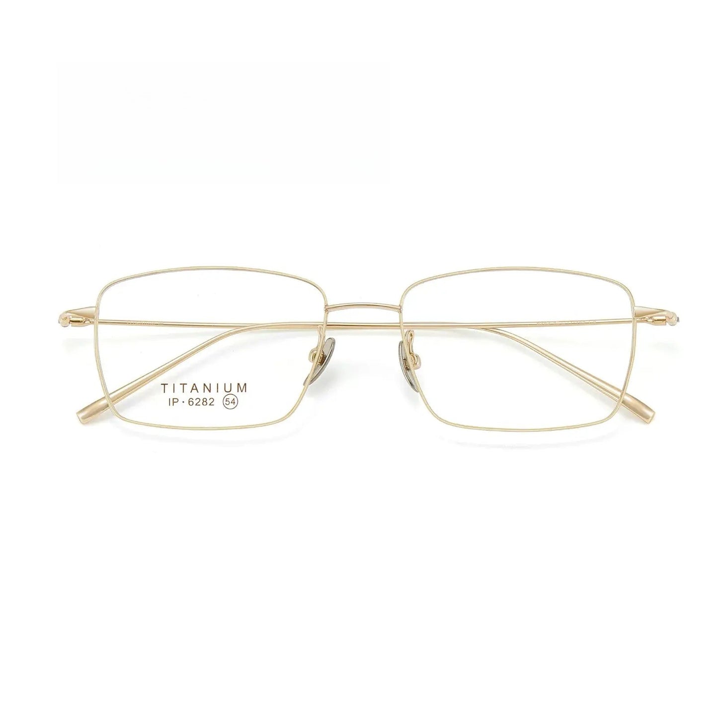 Unisex Polygon Full Rim Titanium Prescription Glasses 76282 — view 1 | Rx Spectacle