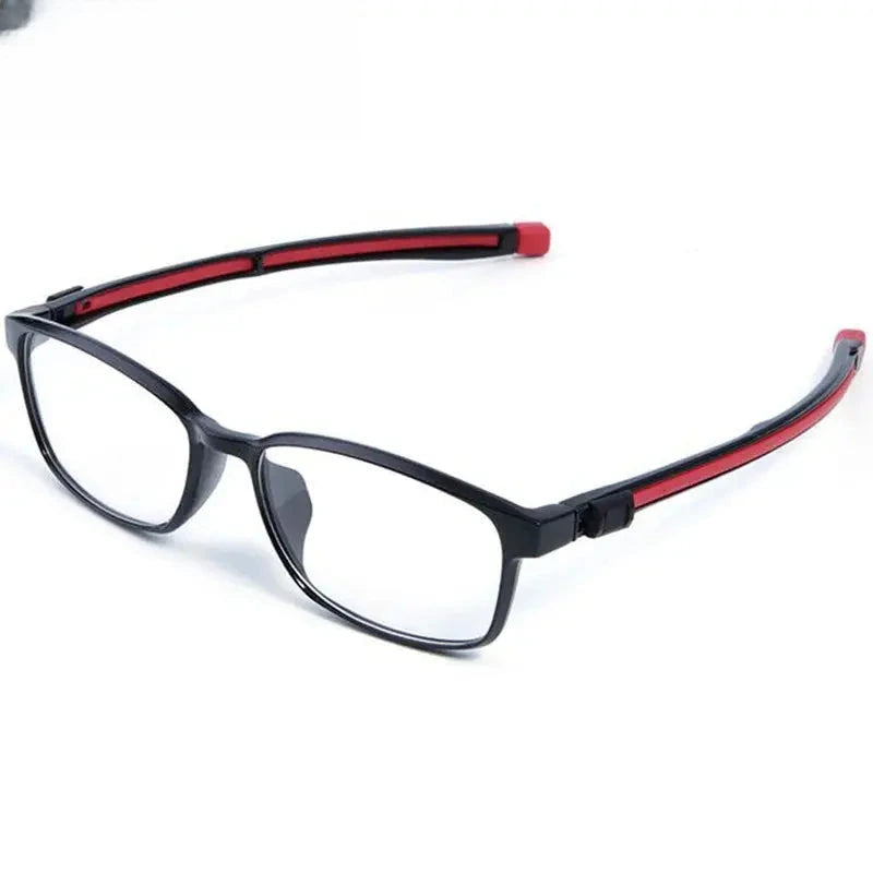 Women's Square Full Rim Titanium Prescription Glasses 22204 — view 1 | Rx Spectacle