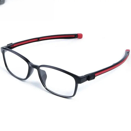 Women's Square Full Rim Titanium Prescription Glasses 22204 — view 1 | Rx Spectacle