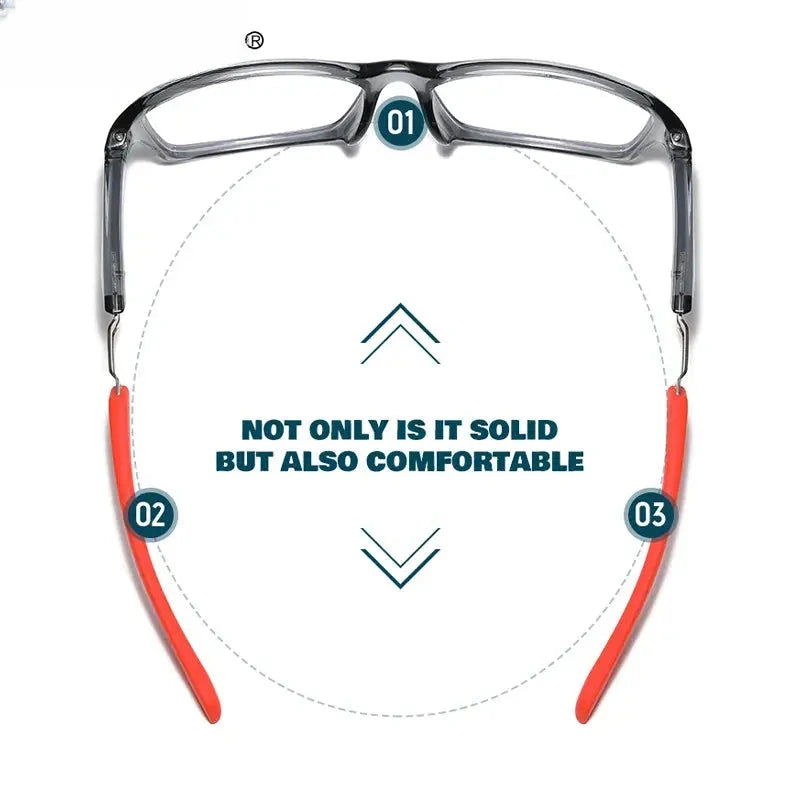 Women's Square Full Rim TR90 Reading Glasses 18186 — view 5 | Rx Spectacle