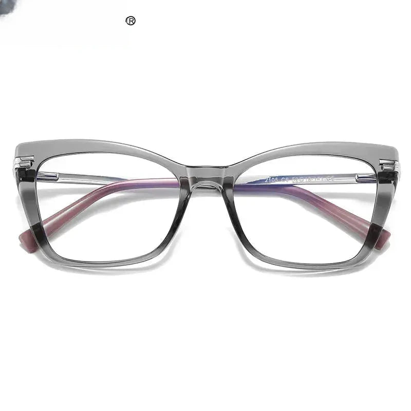 Women's Cat Eye Full Rim Titanium Reading Glasses 2105 — view 6 | Rx Spectacle