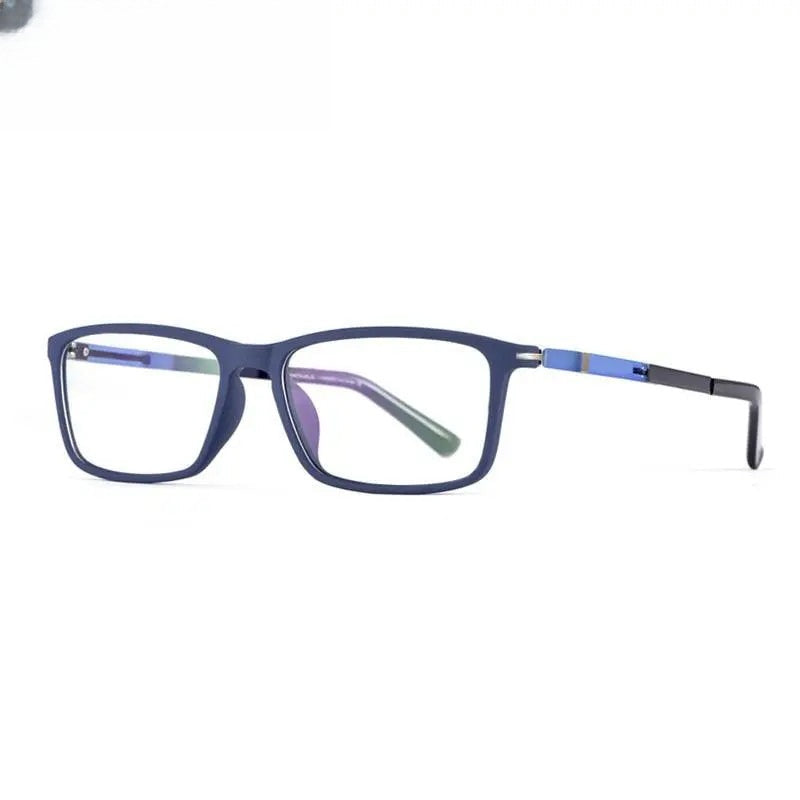 Men's Square Full Rim TR90 Prescription Glasses 9164 — view 3 | Rx Spectacle