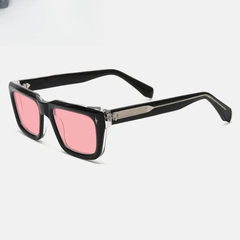 Unisex Square Full Rim Acetate Prescription Glasses Mo13 — view 17 | Rx Spectacle
