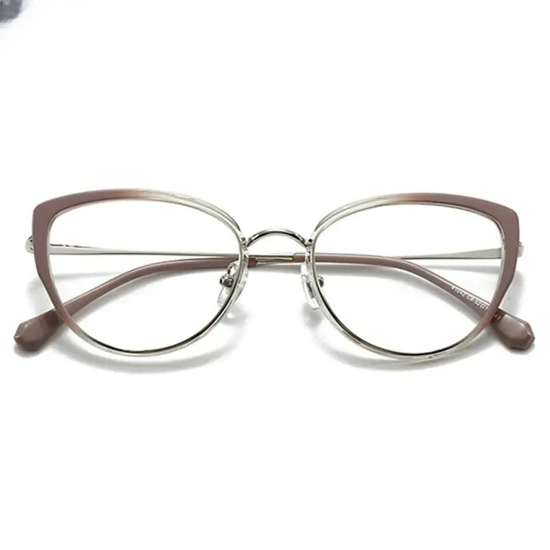 Women's Cat Eye Full Rim Acetate Prescription Glasses 441042 — view 9 | Rx Spectacle