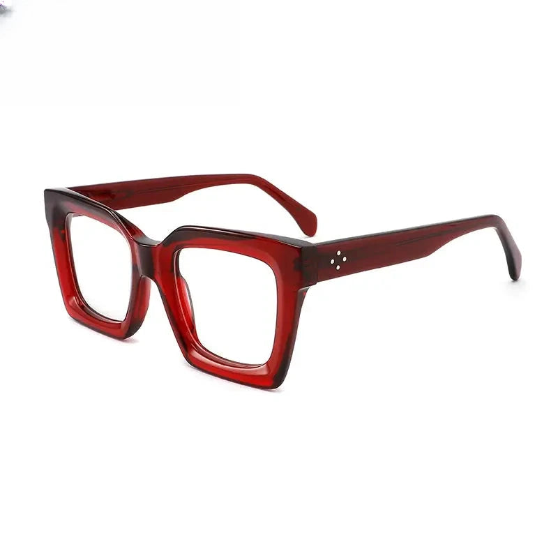 Unisex Square Full Rim Acetate Prescription Glasses Gxyj156 — view 5 | Rx Spectacle