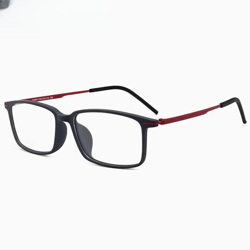 Unisex Square Full Rim TR90 Prescription Glasses 2601 — view 1 | Rx Spectacle