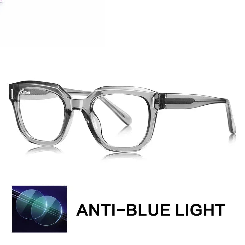 Unisex Polygon Full Rim Titanium Reading Glasses Gxyj9009 — view 7 | Rx Spectacle