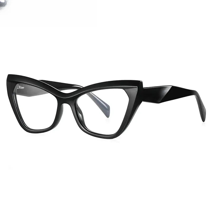 Women's Cat Eye Full Rim Titanium Prescription Glasses 312198 — view 7 | Rx Spectacle
