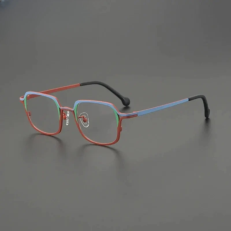 Women's Browline Full Rim Titanium Prescription Glasses G85857 — view 4 | Rx Spectacle