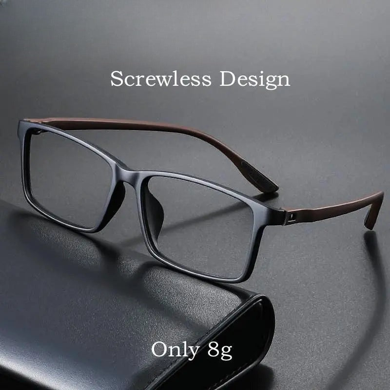 Unisex Square Full Rim TR90 Screwless Prescription Glasses 20-32-33-34 — view 1 | Rx Spectacle