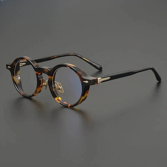 Unisex Round Full Rim Acetate Prescription Glasses Gxyj2260 — view 1 | Rx Spectacle