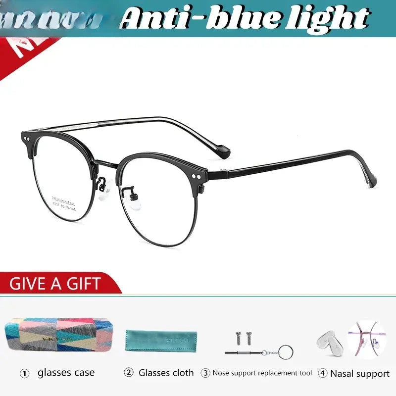 Men's Oval Full Rim Acetate Reading Glasses 8037 — view 5 | Rx Spectacle