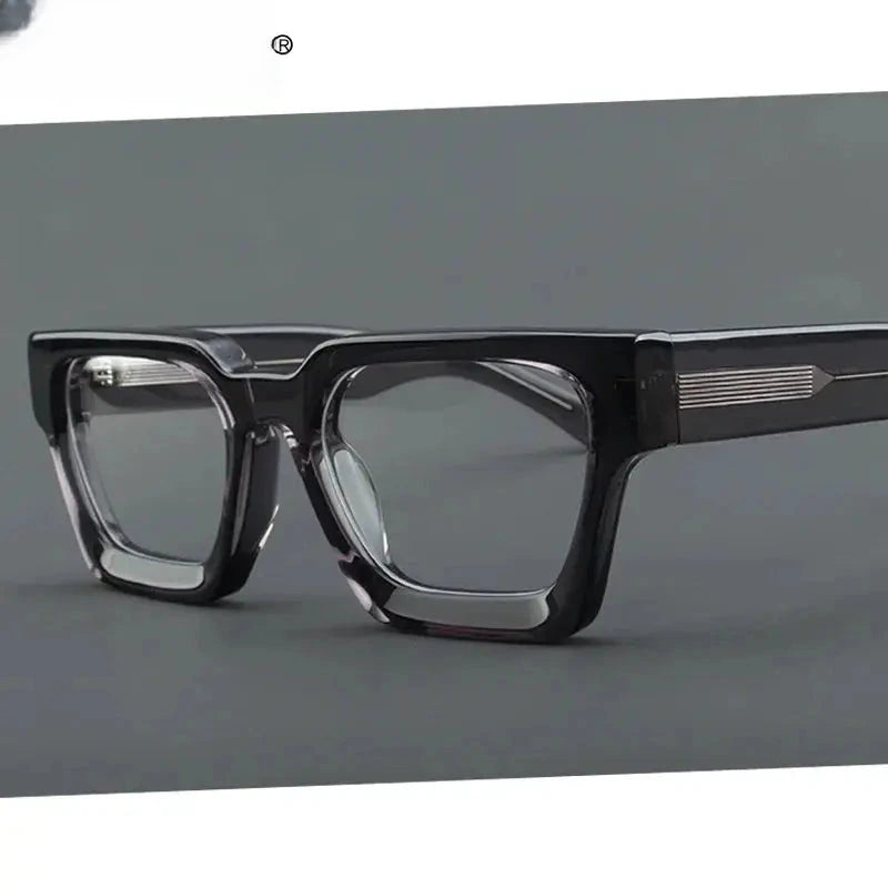 Unisex Browline Full Rim Acetate Reading Glasses 631439 — view 1 | Rx Spectacle