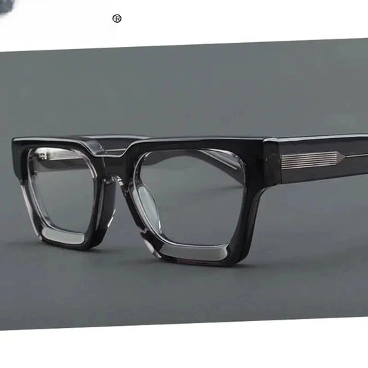Unisex Browline Full Rim Acetate Reading Glasses 631439 — view 1 | Rx Spectacle