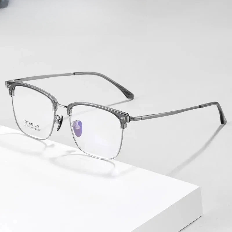 Unisex Square Full Rim TR90 Prescription Glasses 67207 — view 2 | Rx Spectacle
