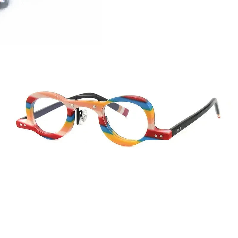 Women's Oval Full Rim Acetate Double Bridge Prescription Glasses G56064 — view 7 | Rx Spectacle