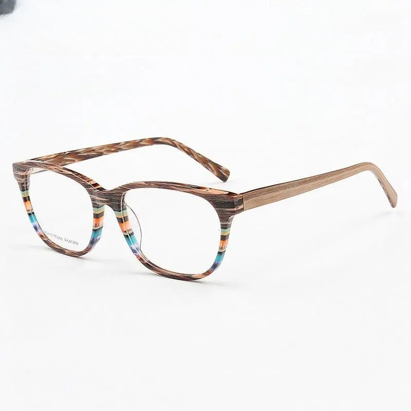 Unisex Cat Eye Full Rim Acetate Prescription Glasses 9224 — view 10 | Rx Spectacle
